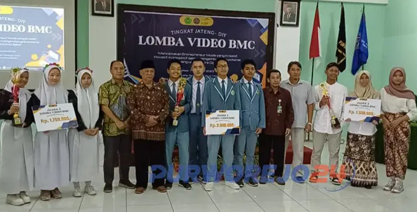 SMA IT Ihsanul Fikri Juara Lomba Video BMC Tingkat Jateng-DIY di UMPurworejo